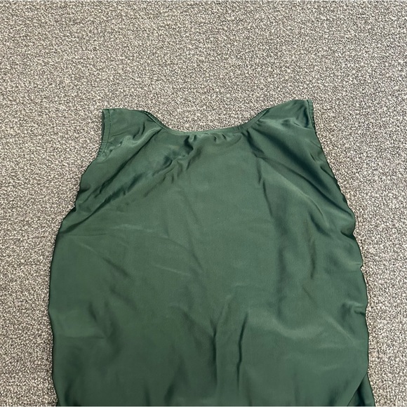 Adriana Degreas Low-Back Cutout Swimsuit in Dark Green - Picture 2 of 12